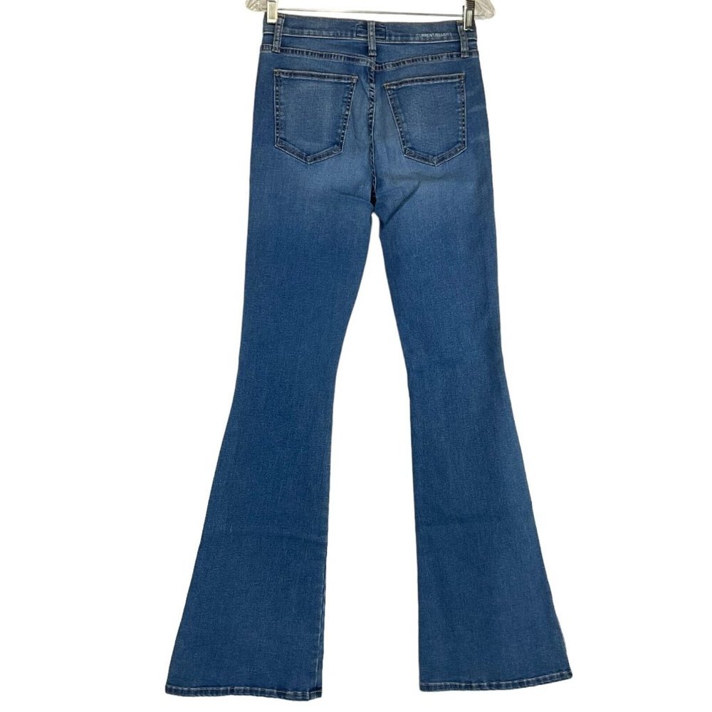 Current/Elliott Jeans Women's Sz 28" Blue Flare Leg Stretch Denim Pants Nwot - Picture 2 of 10